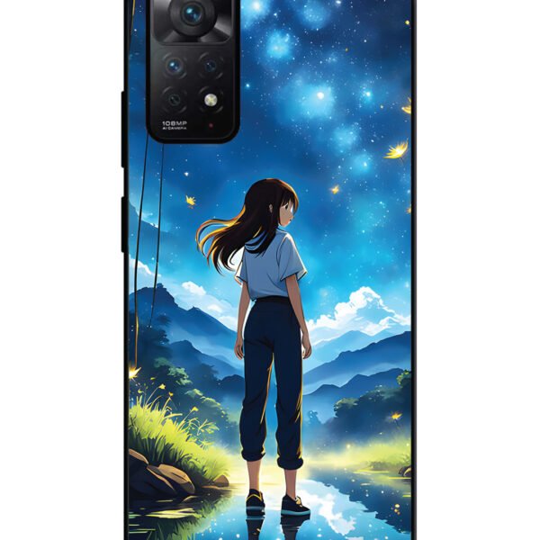 Redmi Note 11 | 2D Metal | Girl In Beautiful Forest | LC210