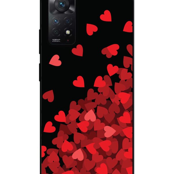 Redmi Note 11 | 2D Metal | Red Hearts | LC210