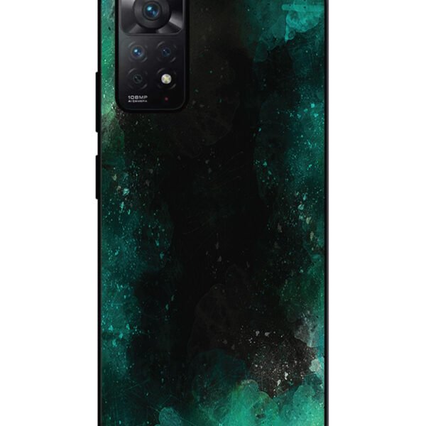 Redmi Note 11 | 2D Metal | Dark Black And Green Forest | LC210