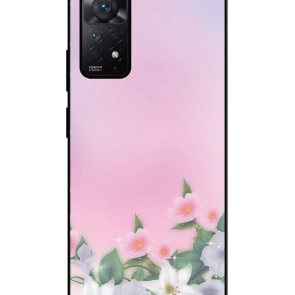 Redmi Note 11 | 2D Metal | Pink Floral Elegance | LC210