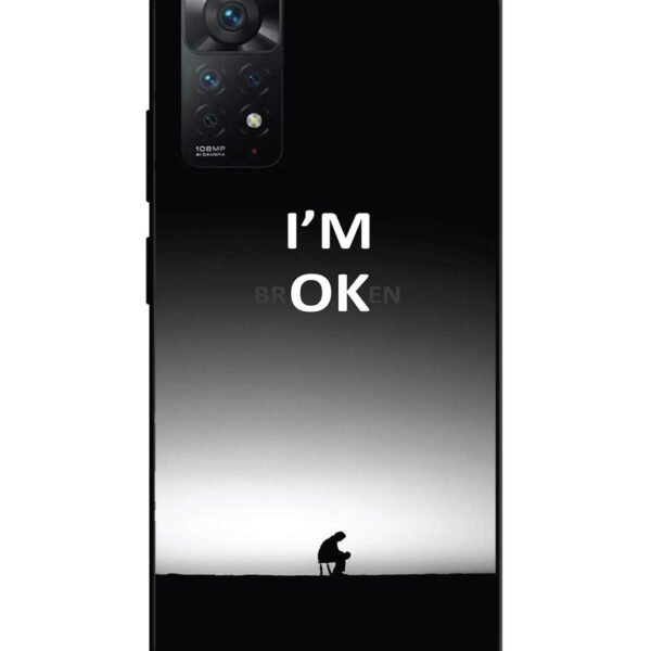 Redmi Note 11 | 2D Metal | I'm Broken A man on Chair Alone | LC210
