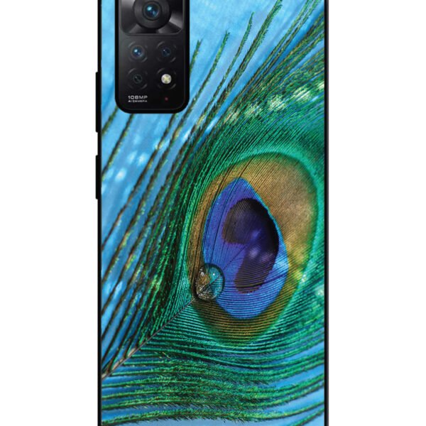 Redmi Note 11 | 2D Metal | A drop on Peacock Feather | LC210