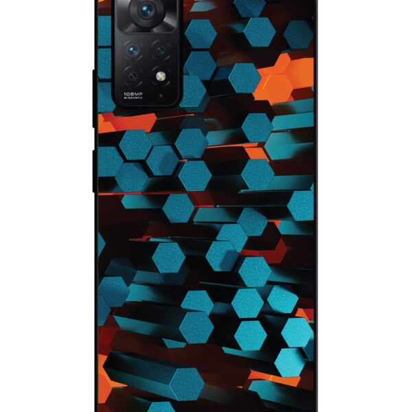 Redmi Note 11 | 2D Metal | Hexagon 3D Abstract | LC210