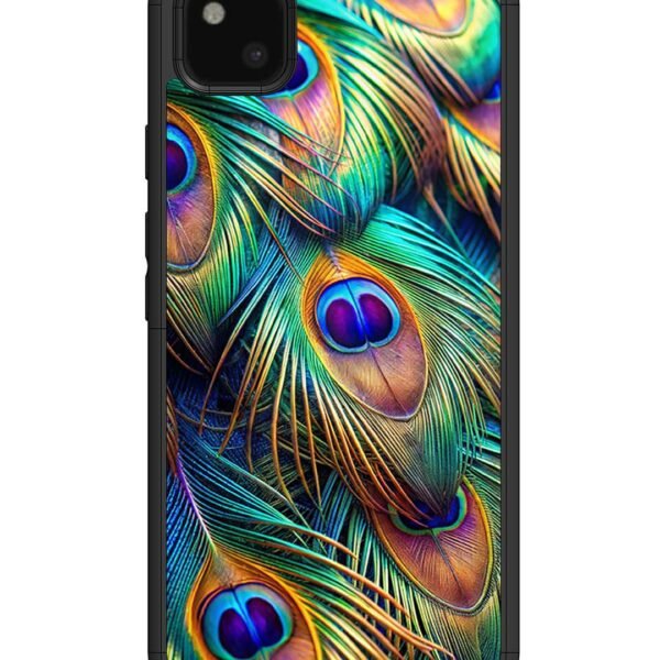 Google Pixel 4 Xl | 2D Metal Case | Peacock Feather | LC062