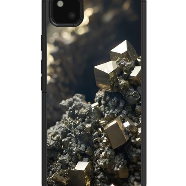 Google Pixel 4 Xl | 2D Metal Case | Gold Crystals | LC062