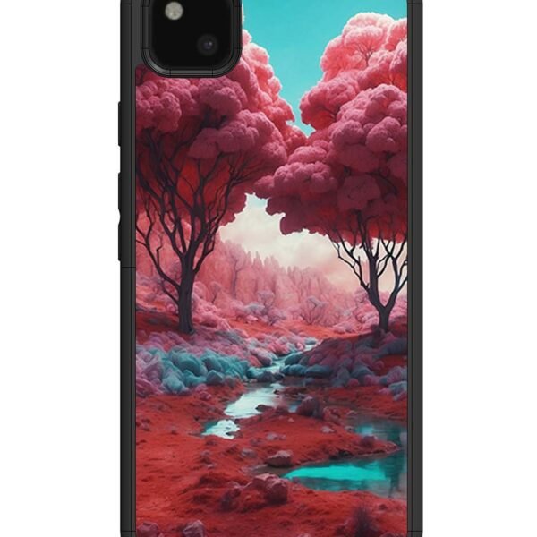 Google Pixel 4 Xl | 2D Metal Case | Pink Forest | LC062