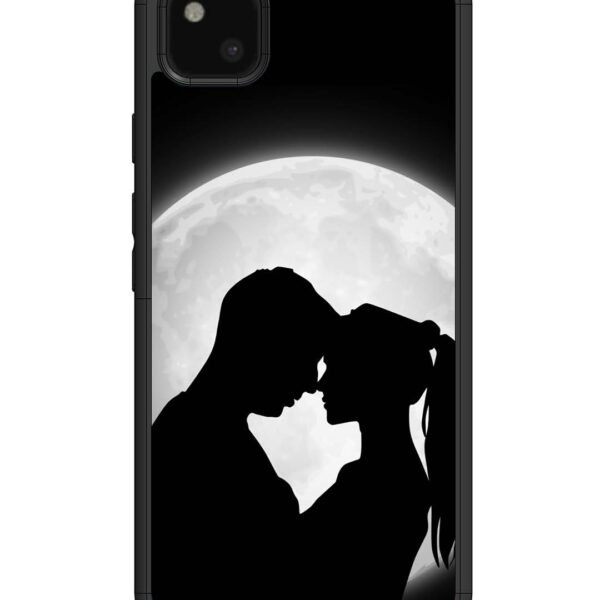 Google Pixel 4 Xl | 2D Metal Case | Couple On Moon | LC062