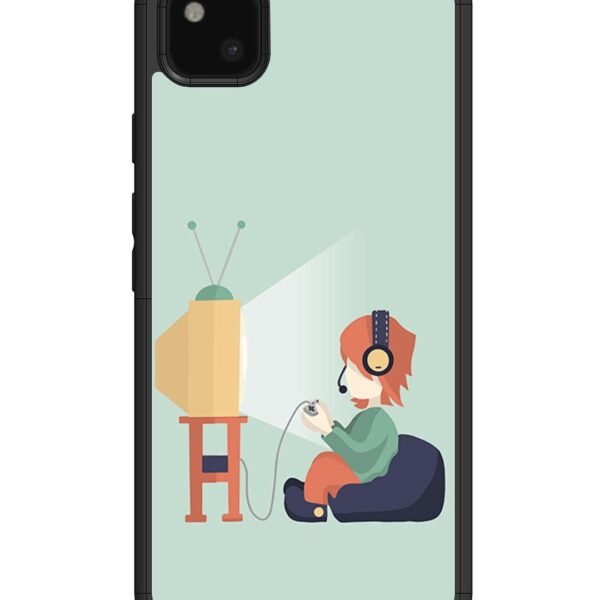 Google Pixel 4 Xl | 2D Metal Case | Kid Playing Game | LC062