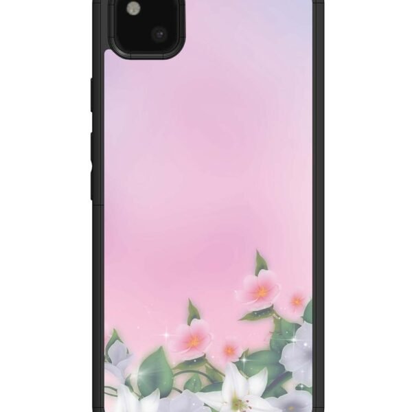 Google Pixel 4 Xl | 2D Metal Case | Pink Floral Elegance | LC062