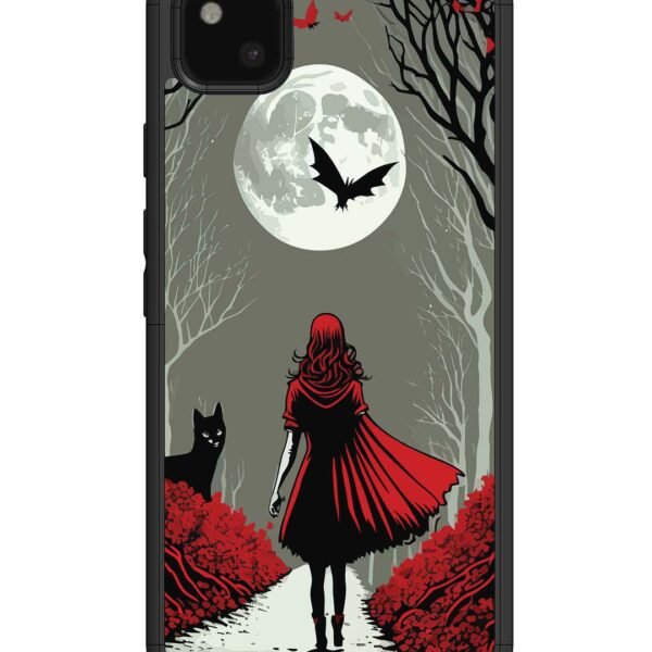 Google Pixel 4 Xl | 2D Metal Case | Scarlet Girl In Red Forest | LC062