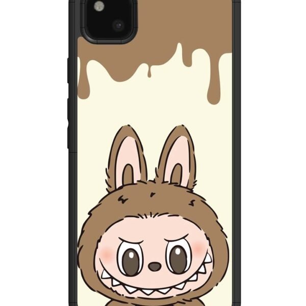 Google Pixel 4 Xl | 2D Metal Case | Labubu Closeup Chocolate | LC062