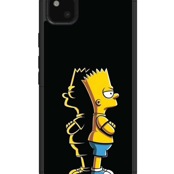 Google Pixel 4 Xl | 2D Metal Case | Bart Simpson Shadow Edge | LC062