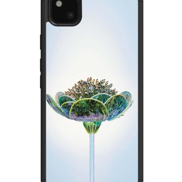 Google Pixel 4 Xl | 2D Metal Case | Liquid Glass Chromatic Flower | LC062