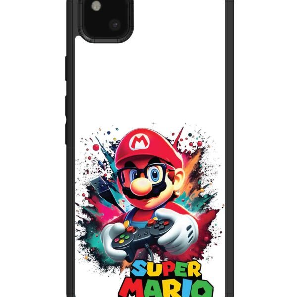 Google Pixel 4 Xl | 2D Metal Case | Modern Mario Pro Gamer Splash | LC062