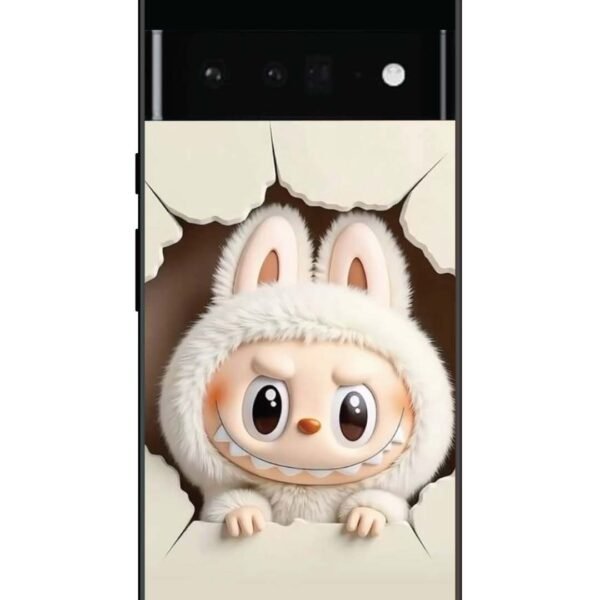 Google Pixel 6 Pro | 2D Metal Case | Labubu From Cracked Wall | LC063