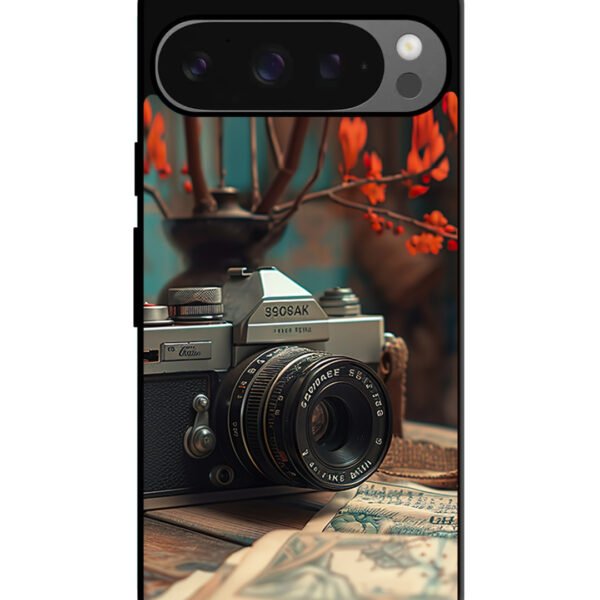 Google Pixel 9 Pro | 2D Metal Case | Retro Camera | LC282
