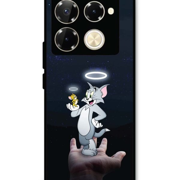 Infinix Note 40 Pro 5G | 2D Metal Case | Tom N Jerry In Heaven | LC295