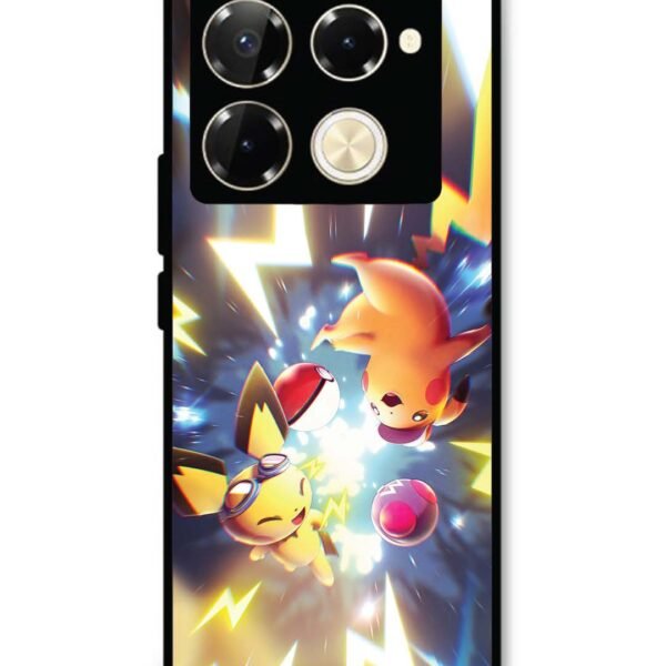 Infinix Note 40 Pro 5G | 2D Metal Case | Pikachu | LC295
