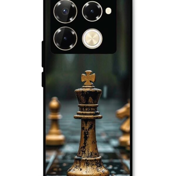 Infinix Note 40 Pro 5G | 2D Metal Case | The King Chess | LC295