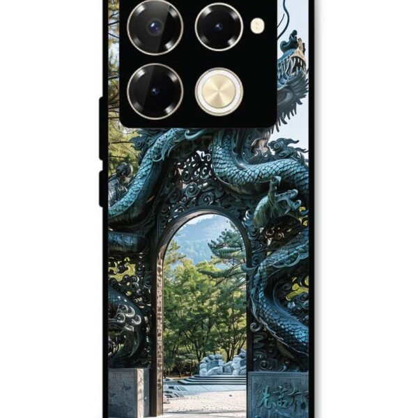 Infinix Note 40 Pro 5G | 2D Metal Case | Majestic Dragon Gateway | LC295