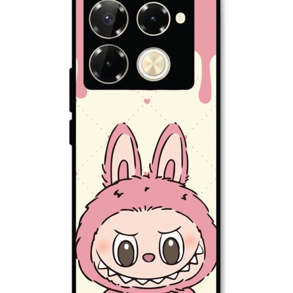Infinix Note 40 Pro 5G | 2D Metal Case | Labubu Closeup Pink | LC295