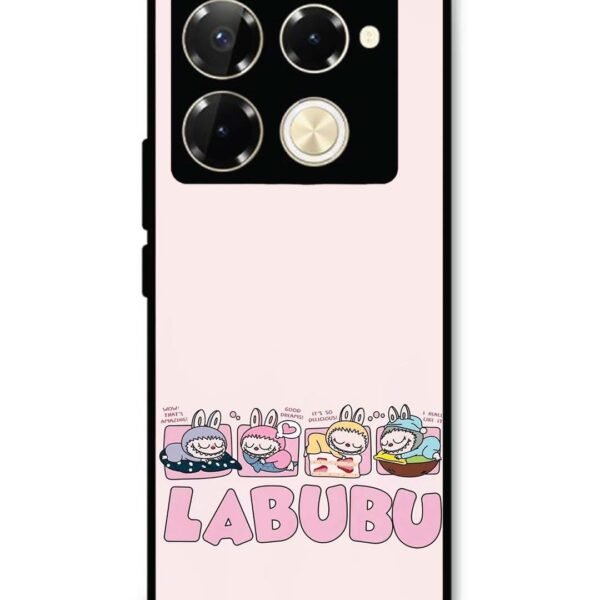 Infinix Note 40 Pro 5G | 2D Metal Case | Labubu Sleeping | LC295