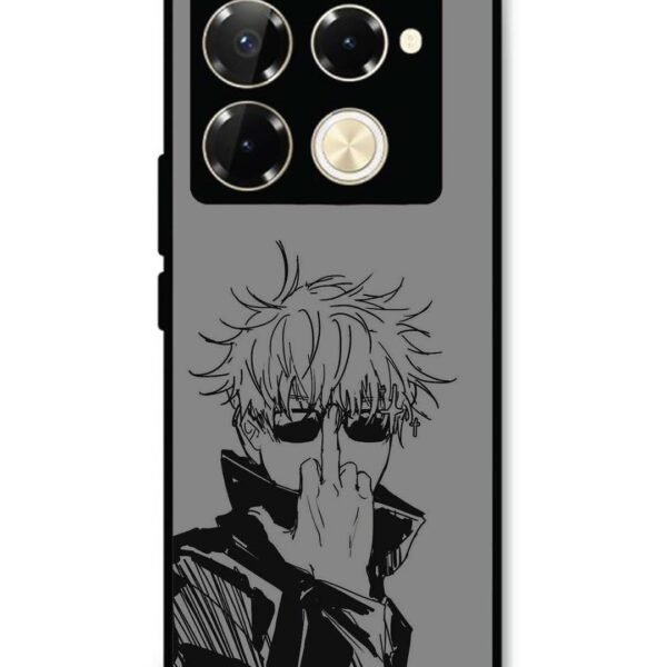 Infinix Note 40 Pro 5G | 2D Metal Case | Satoru Gojo Fuck Off | LC295