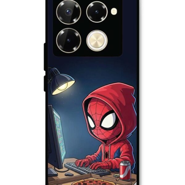 Infinix Note 40 Pro 5G | 2D Metal Case | Spidey'S Snack Break | LC295
