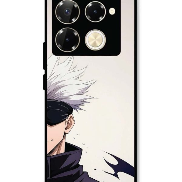 Infinix Note 40 Pro 5G | 2D Metal Case | White Hair Sorcerer Satoru Gojo | LC295