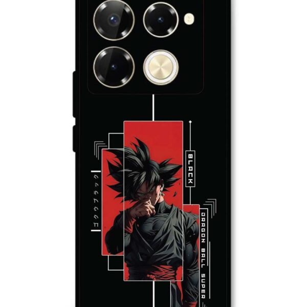 Infinix Note 40 Pro 5G | 2D Metal Case | Goku Black Black Version | LC295