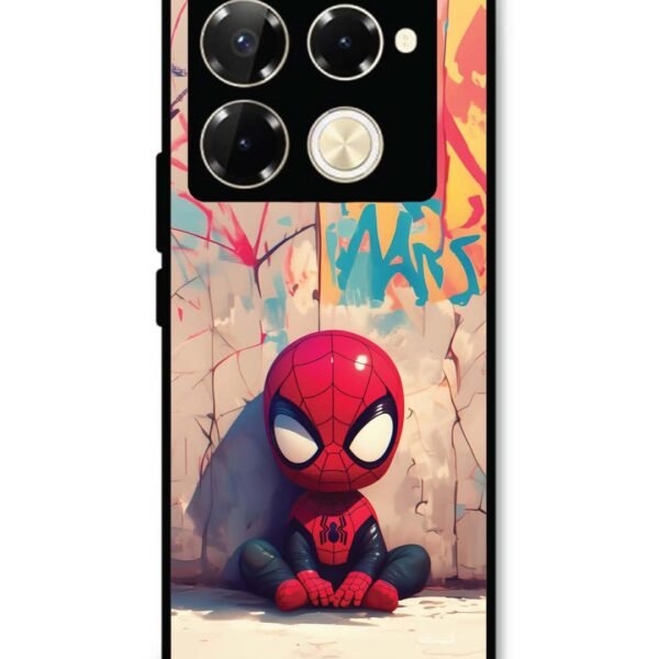 Infinix Note 40 Pro 5G | 2D Metal Case | Graffiti Spider-Baby | LC295