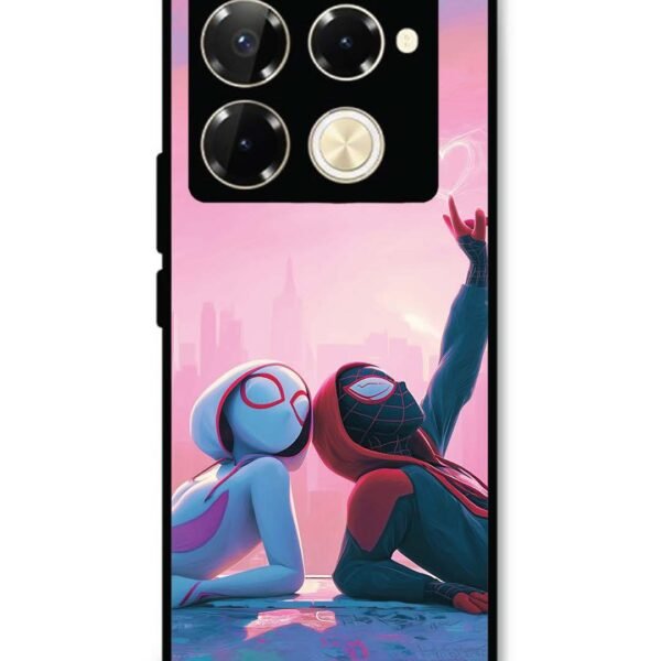 Infinix Note 40 Pro 5G | 2D Metal Case | Gwen Stacy & Miles Morales Spiderman | LC295