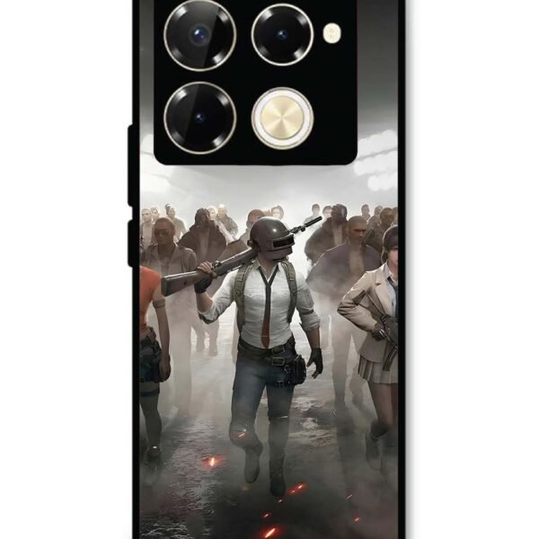 Infinix Note 40 Pro 5G | 2D Metal Case | Pubg Battle Royale Survivor Squad | LC295