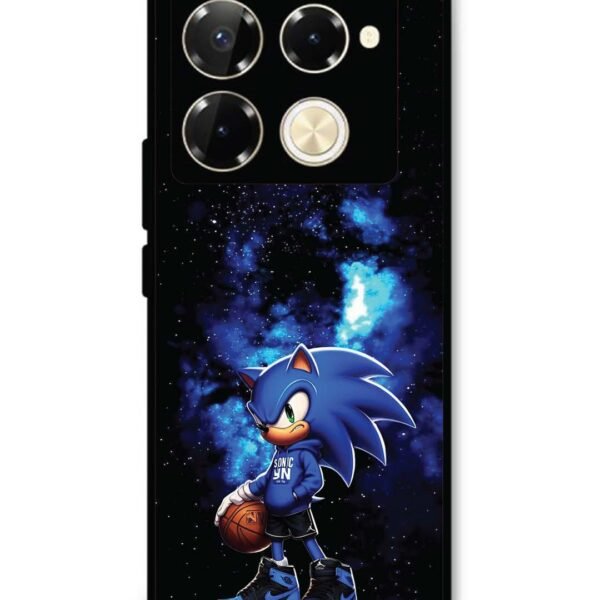 Infinix Note 40 Pro 5G | 2D Metal Case | Sonic Hedgehog Drip Sneaker Art | LC295
