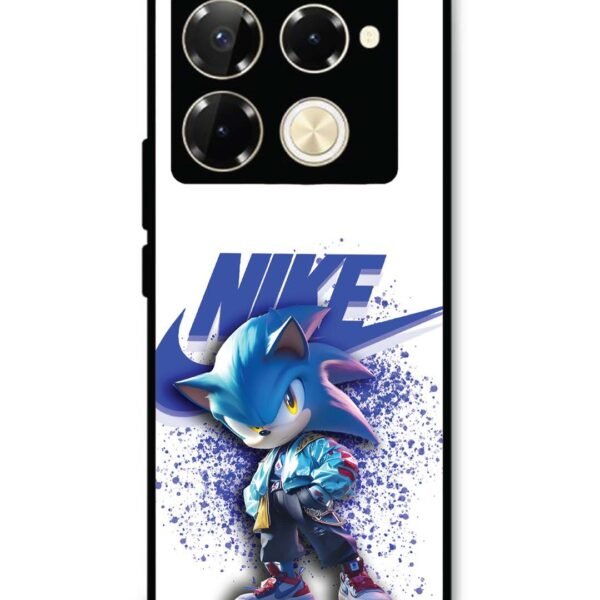 Infinix Note 40 Pro 5G | 2D Metal Case | Sonic In Nike Sport Wears | LC295
