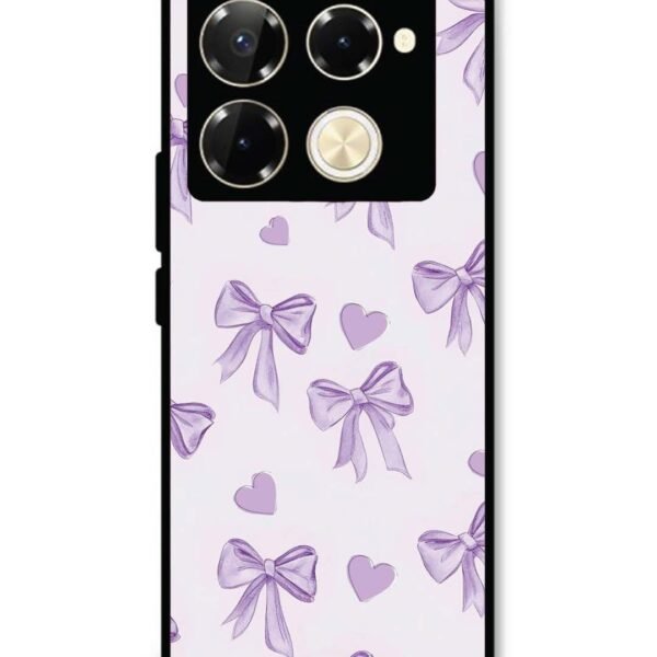 Infinix Note 40 Pro 5G | 2D Metal Case | Bow Tie Hair Band | LC295
