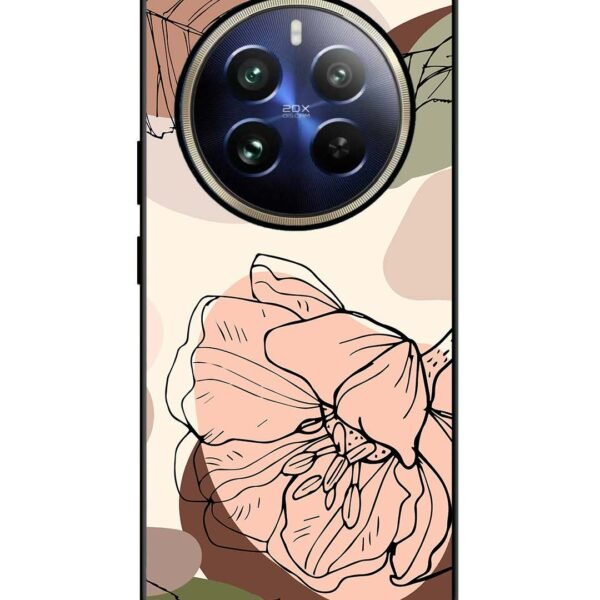 Realme 12 Pro | 2D Metal Cover | Floral Elegance, Portrait | Lc116