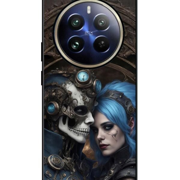 Realme 12 Pro | 2D Metal Cover | Skeleton & Devil Girl | Lc116