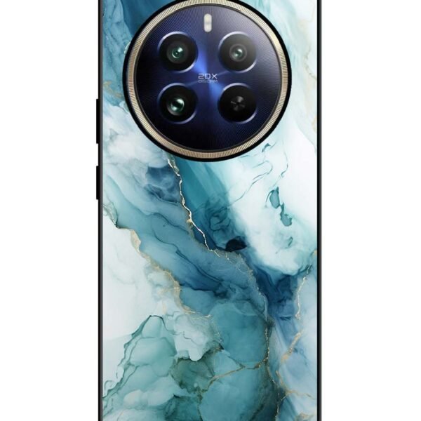 Realme 12 Pro | 2D Metal Cover | Oceanic Marble | Lc116