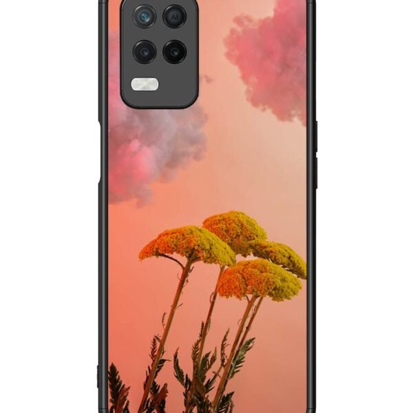Realme 8 5G | 2D Metal Case | Floral Sunset Blossom Sky | LC108