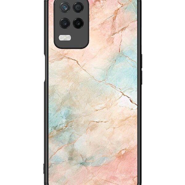 Realme 8 5G | 2D Metal Case | Marble | LC108