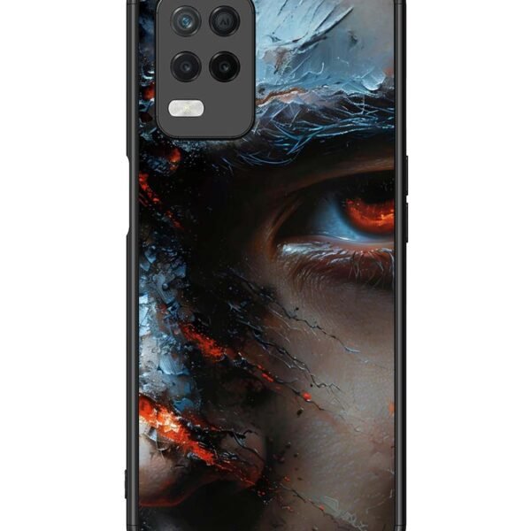 Realme 8 5G | 2D Metal Case | Red-Eyed Warrior | LC108