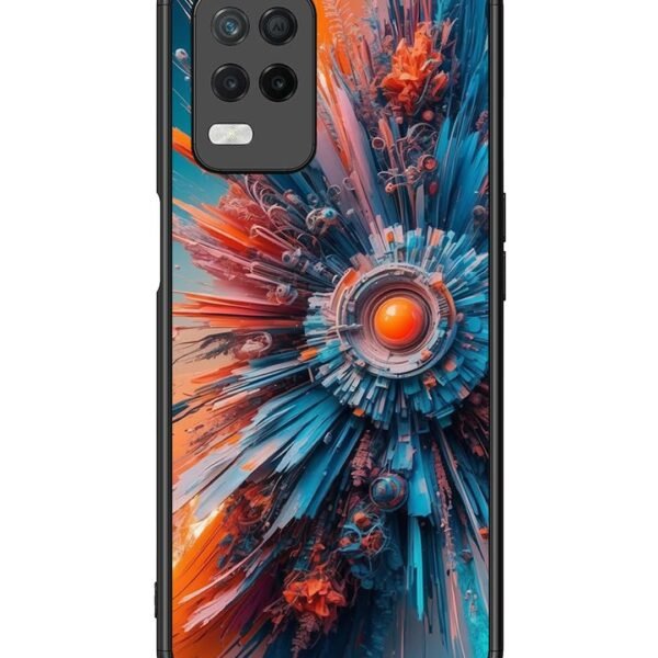 Realme 8 5G | 2D Metal Case | Colorful Solstice | LC108