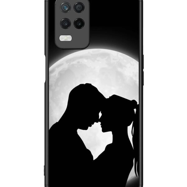 Realme 8 5G | 2D Metal Case | Couple On Moon | LC108