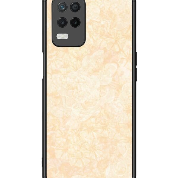Realme 8 5G | 2D Metal Case | Blossom White Floral | LC108