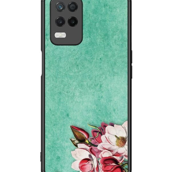 Realme 8 5G | 2D Metal Case | Beautiful Flowers | LC108