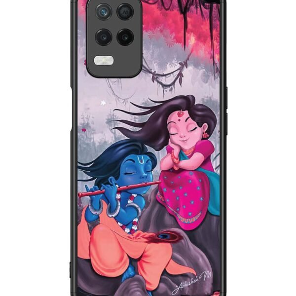 Realme 8 5G | 2D Metal Case | Bal Gopal & Radha | LC108