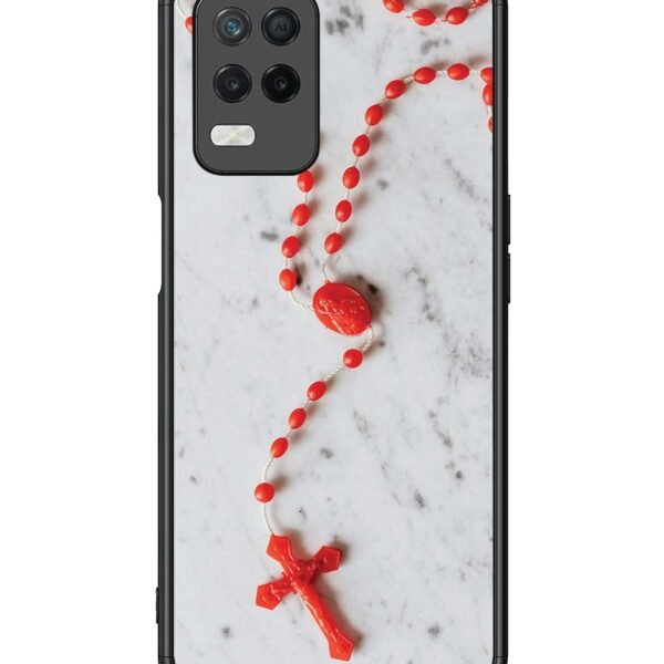Realme 8 5G | 2D Metal Case | Cross Pendant | LC108