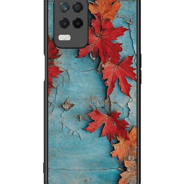 Realme 8 5G | 2D Metal Case | Autumn Leafs Marble | LC108