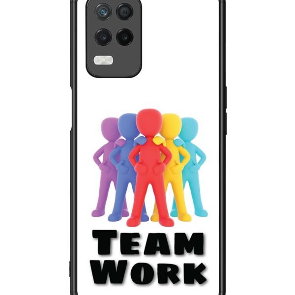 Realme 8 5G | 2D Metal Case | Team Work | LC108